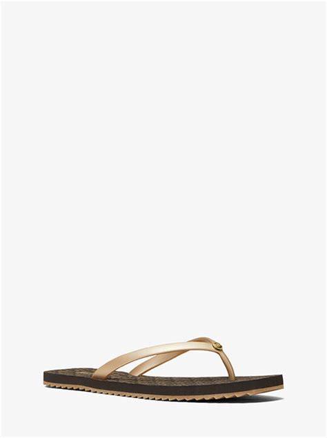 michael kors jinx flip flops|michael kors flip flops clearance.